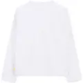 Billieblush for girl. U21415 Love T-shirt white (5Años= 108cm), Casual, Cotton, Long sleeve, children's fashion