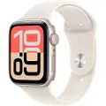 Apple Watch SE 3 GPS 44mm Starlight Aluminium Case with Starlight Sport Band - M/L