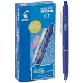 Pilot FriXion Clicker blå medium 0,7 mm - (12 stk.)