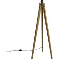 QAZQA Rustikk gulvlampe stativ vintage tre - Tripod Classic