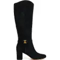 Ralph Lauren for woman. 802967843001 Mate Poly leather boots black (38), 5 to 8 cm, Zip, Casual