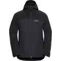 Jack Wolfskin Wild Places 3in1, Skijakke, Herre, Phantom