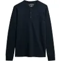 Superdry Classic Essential Grandad Langarmet T-skjorte