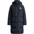 Ralph Lauren for woman. 297P04126003 Navy Crest-Patch Coat (XL), Casual, Recycled Polister, Sustainable