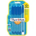 Papermate InkJoy 100 ST, Klips, Tynn spiss, Blå, 8 stykker, Medium