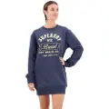 Superdry Luxe Metallic Logo Langarmet Kort Kjole
