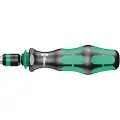 Wera 817 R Bits-håndtak med Rapidaptor Quick Change, 33 mm, 13,3 cm, 33 mm, 94 g, svart, grønn