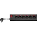 Goobay Power Socket x6 - Svart - 1.5 m