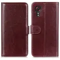 Mtp Products Samsung Galaxy Xcover 7 Lommebok-deksel med Magnetisk Lukning - Brun