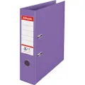 Esselte No.1 Colour'Breeze - Hevarmbuefil - bokryggbredde: 75 mm - for A4 (210 x 297 mm) - kapasitet: 500 ark - lavendel