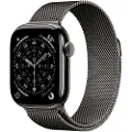 Apple Watch Series 11 GPS + Cellular 42mm Slate Titanium Case with Slate Milanese Loop