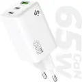 Subblim Gan Vegglader Med Usb-a Og Usb-c 65w