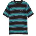 Scotch & Soda Relaxed Fit Chunky Waffle Stripe Kortarmet T-skjorte