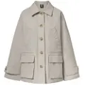 Ecoalf for woman. MCWGAJKBORNA0042W25-994 Jacket Bornas beige (L), Casual, Recycled Polister, Sustainable