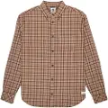 Element Button Down Flannel Regular Fit Skjorte Med Lange Ermer