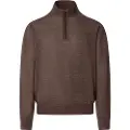 Hackett Merino Silk Genser Med Halv Glidelås