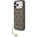 GUESS iPhone 17 Pro Max 4G Charm Hybrid-deksel - MagSafe-kompatibel - Brun