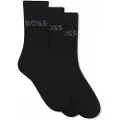 Hugo Boss for man. 50500343 Set 3Packs of Logo Socks black (39-42), Homewear, Cotton
