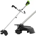 Greenworks GR2105707, Trådkutter, Nylontråd, U-type håndgrep, 2 mm, Grønn, 40 cm - SOLO