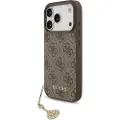 GUESS iPhone 17 Pro 4G Charm Hybrid-deksel - MagSafe-kompatibel - Brun