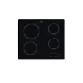 Whirlpool AKT 801/NE - Keramisk komfyrtopp - 4 plater - Nisje - bredde: 56 cm - dybde: 49 cm - uten ramme - svart