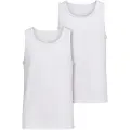 Urban Classics Jersey Loose 2-Pack Singlet hvit