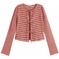 Scotch & Soda Gingham Langarmet T-skjorte