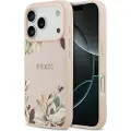 GUESS Grained Flowers Classic Logo Magsafe Iphone 17 Pro Telefondeksel