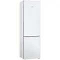 Bosch Serie | 4 KGV39VWEA - Kjøleskap/fryser - bunnfryser - bredde: 60 cm - dybde: 65 cm - høyde: 201 cm - 343 liter - Klasse E - hvit
