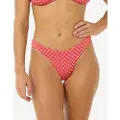 Rip Curl Shell Cove High Leg Cheeky Bikinitruse rød