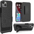 Mtp Products iPhone 13 Hybrid-deksel med Belteklemme - Svart