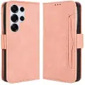 Mtp Products Samsung Galaxy S25 Ultra Kortholder Lommebokveske - Rosa