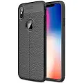 Mtp Products Slim-Fit Premium iPhone XS Max TPU-deksel - Svart