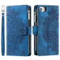 Mtp Products iPhone 16e Mandala Series Lommebok-deksel - Blå