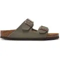 Birkenstock unisex. 151213 Arizona Stone grey leather sandals (36), Flat, None, Casual