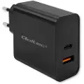 Qoltec Superrask Pd-vegglader Med Usb-a Og Usb-c 90w