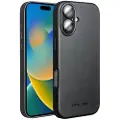 Qialino iPhone 17 Premium MagSafe-deksel - Svart