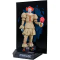 Mcfarlane Toys Gull It Pennywise Pvc-figur Movie Maniacs Flashback Label-velkommen Til Derry 16 Cm