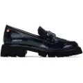 Carmela for woman. 16269803-NAVY Moccasins 162698 navy (40), 1 to 3 cm, None, Casual, Patent leather