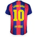 FC Barcelona 25/26 Lamine Yamal Hjem Junior T-skjorte Med Korte Ermer