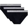 Emporio Armani Shiny Logoband Pack Slips 3 Enheter