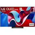 LG OLED evo C4 OLED77C44LA, 195,6 cm (77), 3840 x 2160 piksler, OLED evo, Smart TV, Wi-Fi, Sort