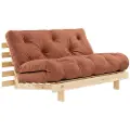 Karup DesignSovesofa Roots 140 Rå BaseBrunSovesofaerFra Homeroom