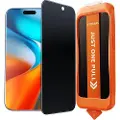 Torras iPhone 17 Torras GlassGo Beskyttelsesglass med Automatisk Justeringsramme