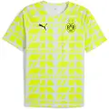 Puma Borussia Dortmund Pre-match Jersey Men, Sport, Silver Mist/Yellow Alert, XXL