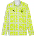 Puma Borussia Dortmund Pre-match Quarter-Zip Top Men, Sport, Silver Mist/Yellow Alert, 3XL