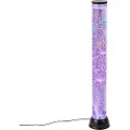 QAZQA Boblerør svart 90 cm inkl. LED RGB - Zoop