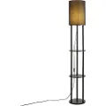 QAZQA Moderne gulvlampe svart - Stojon