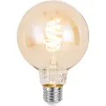 Luumr Smart E27 Dimbar LED-pære G95 Amber 4,9W 320lm 2500K