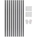 Vevor metall landskapskant, 10-pakninger 60 tommer rustbestandig aluminiumslegering landskapskant, bøyelig hagekant, kraftig plenkantgjerde for blomsterbed, hagesti